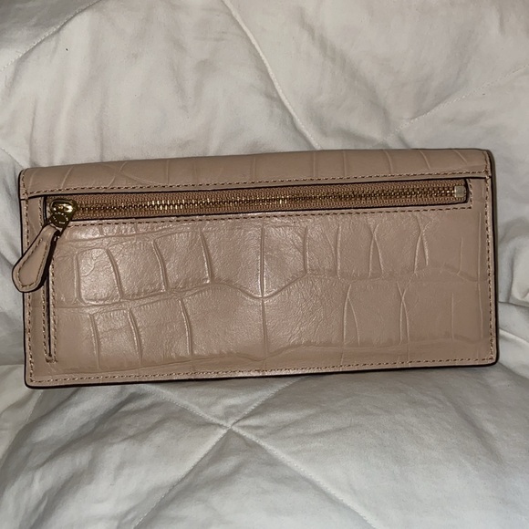 Nwot coach croc embossed soft leather envelope wallet - Picture 4 of 9